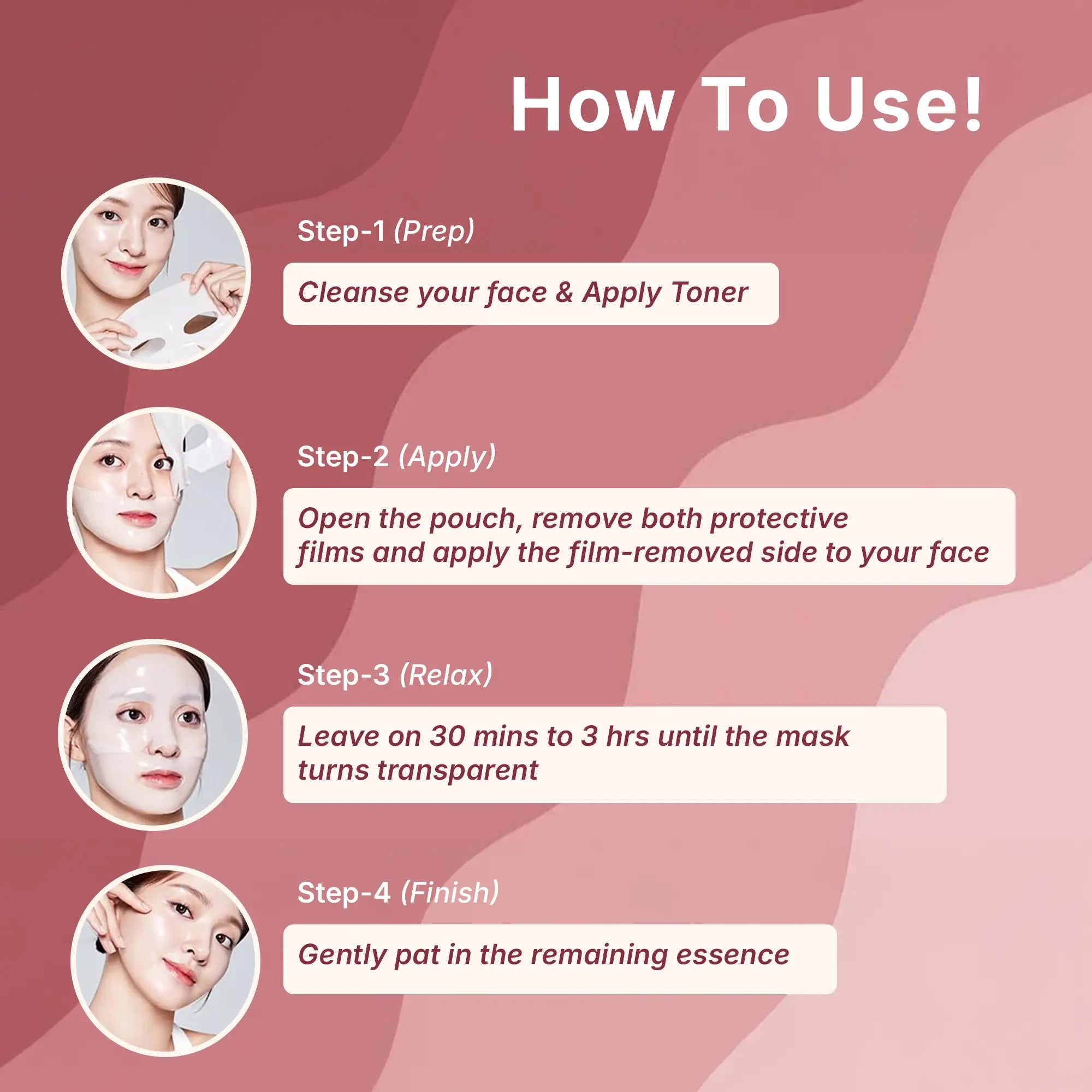 WineGlo Pink Bio Collagen Day & Night Face Mask For Anti-Aging & Hydrated Skin